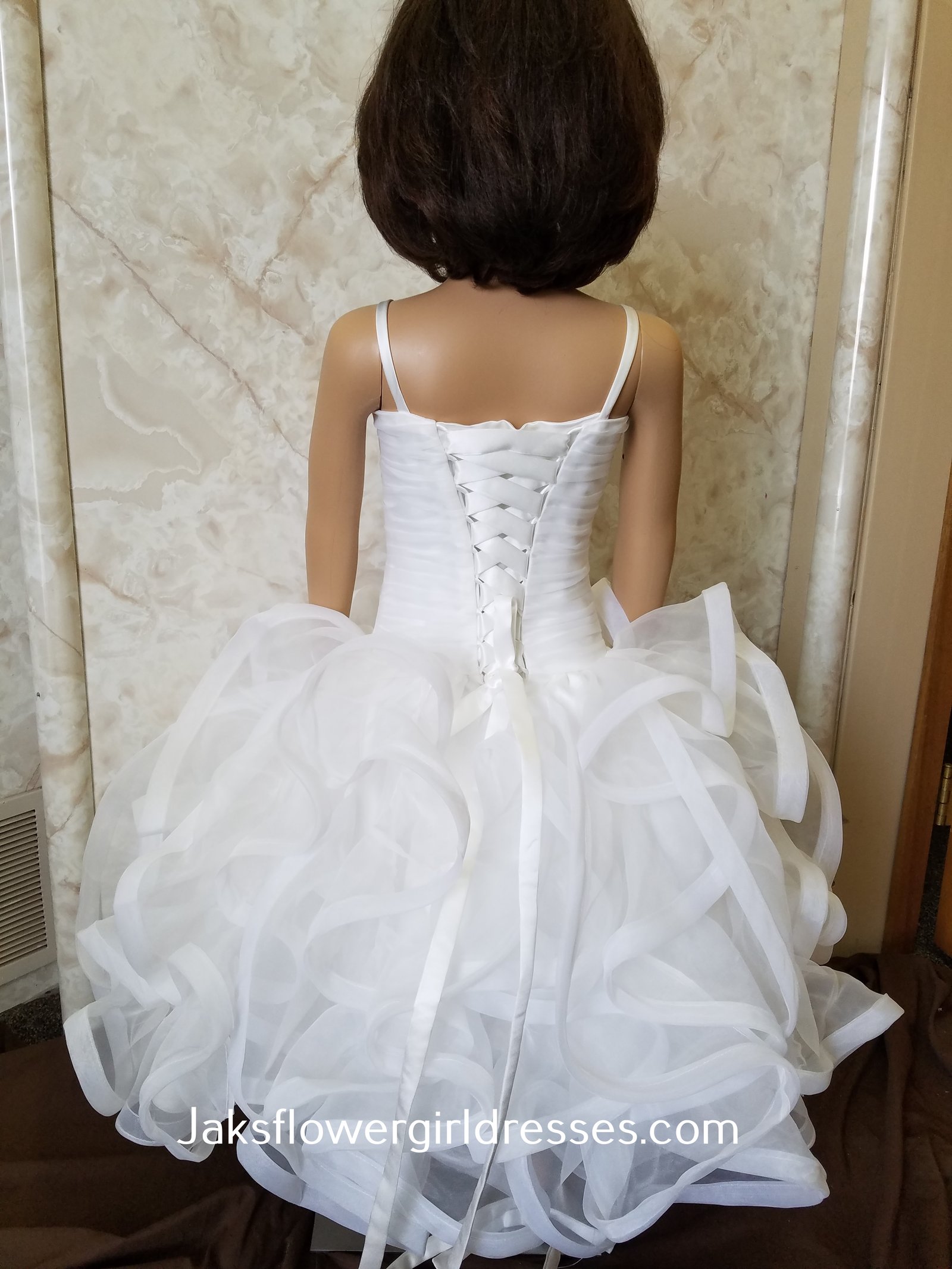 ivory flower girl dress